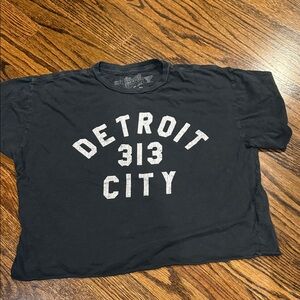 Retro Brand Black Graphic T-Shirt